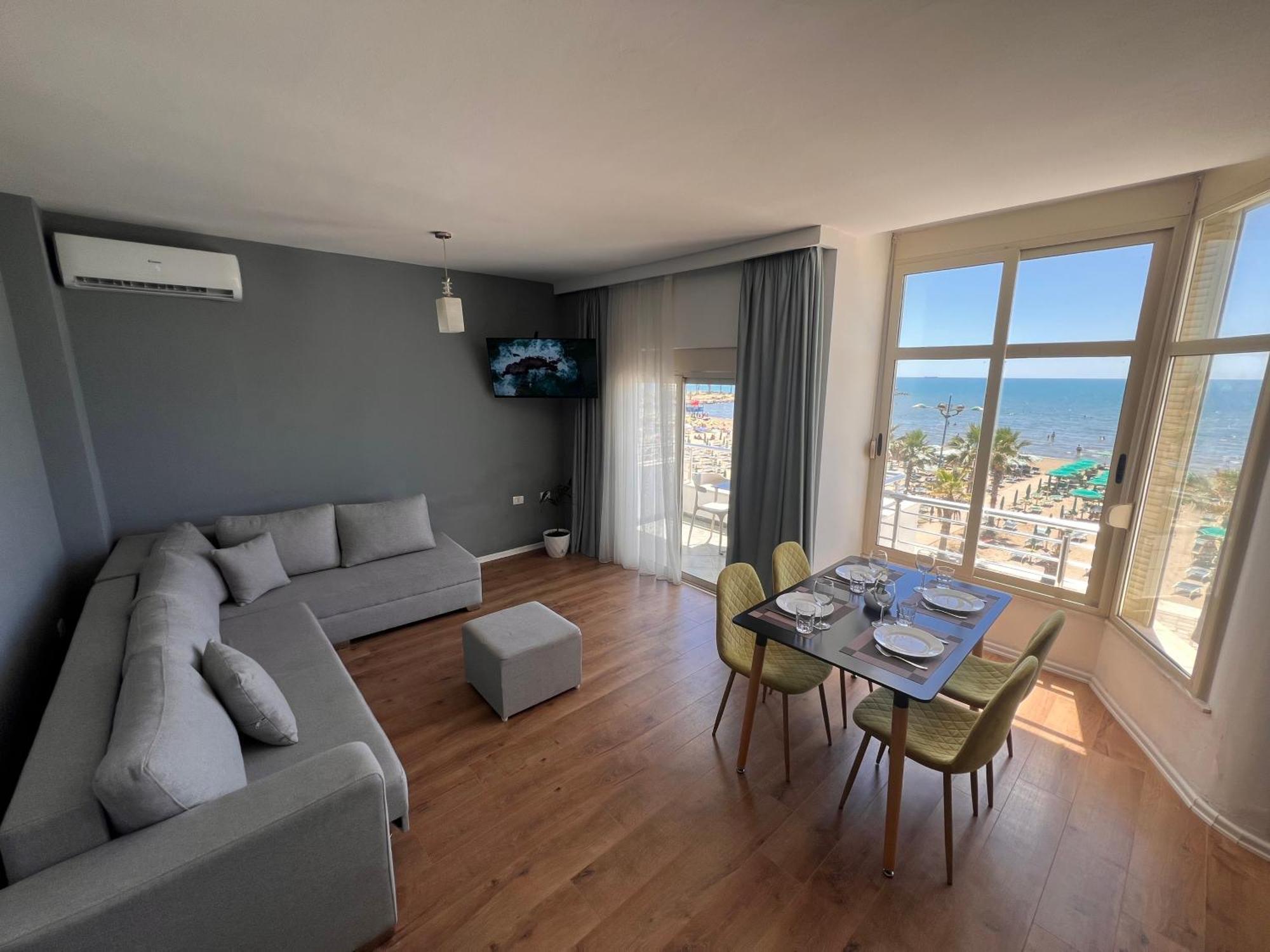 Wave Beachfront Apartments Durres Ngoại thất bức ảnh